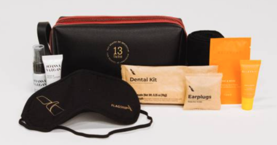 Partnered with American Airlines to create in-flight amenity kits