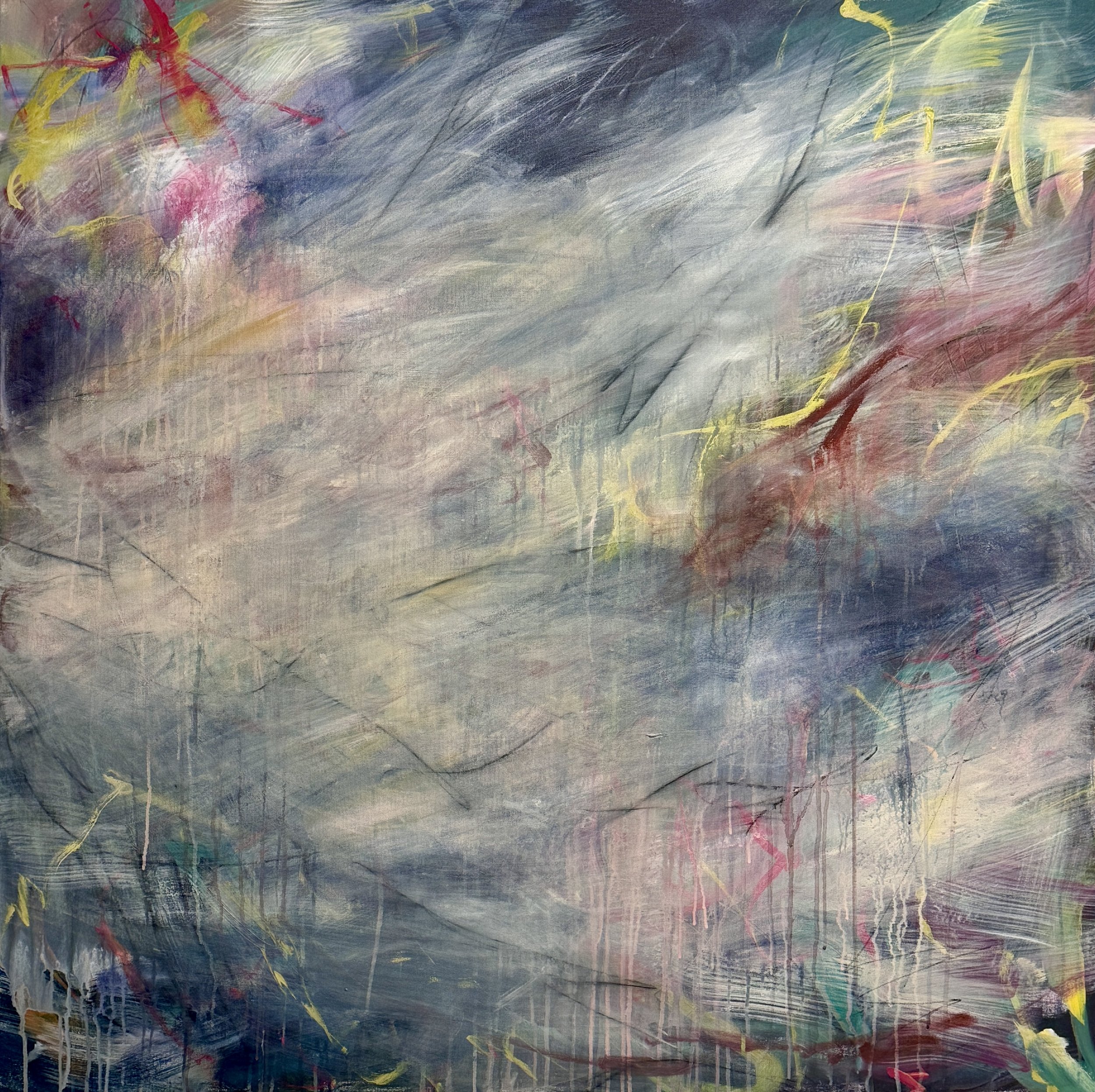 When We Remember We Belong Acrylic, All pencil on canvas $7200 Available