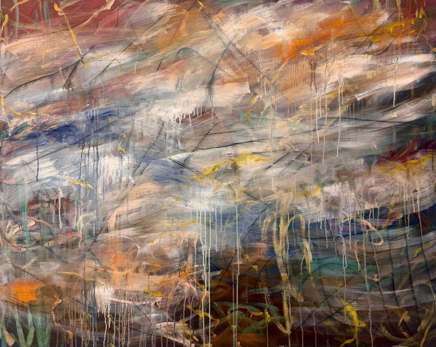When The Breath Learned Our Names 48x60 $8500