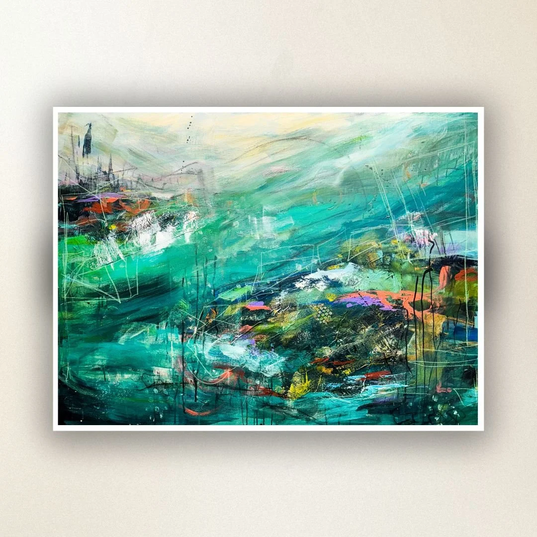 The Sea's Dreaming Heart Print