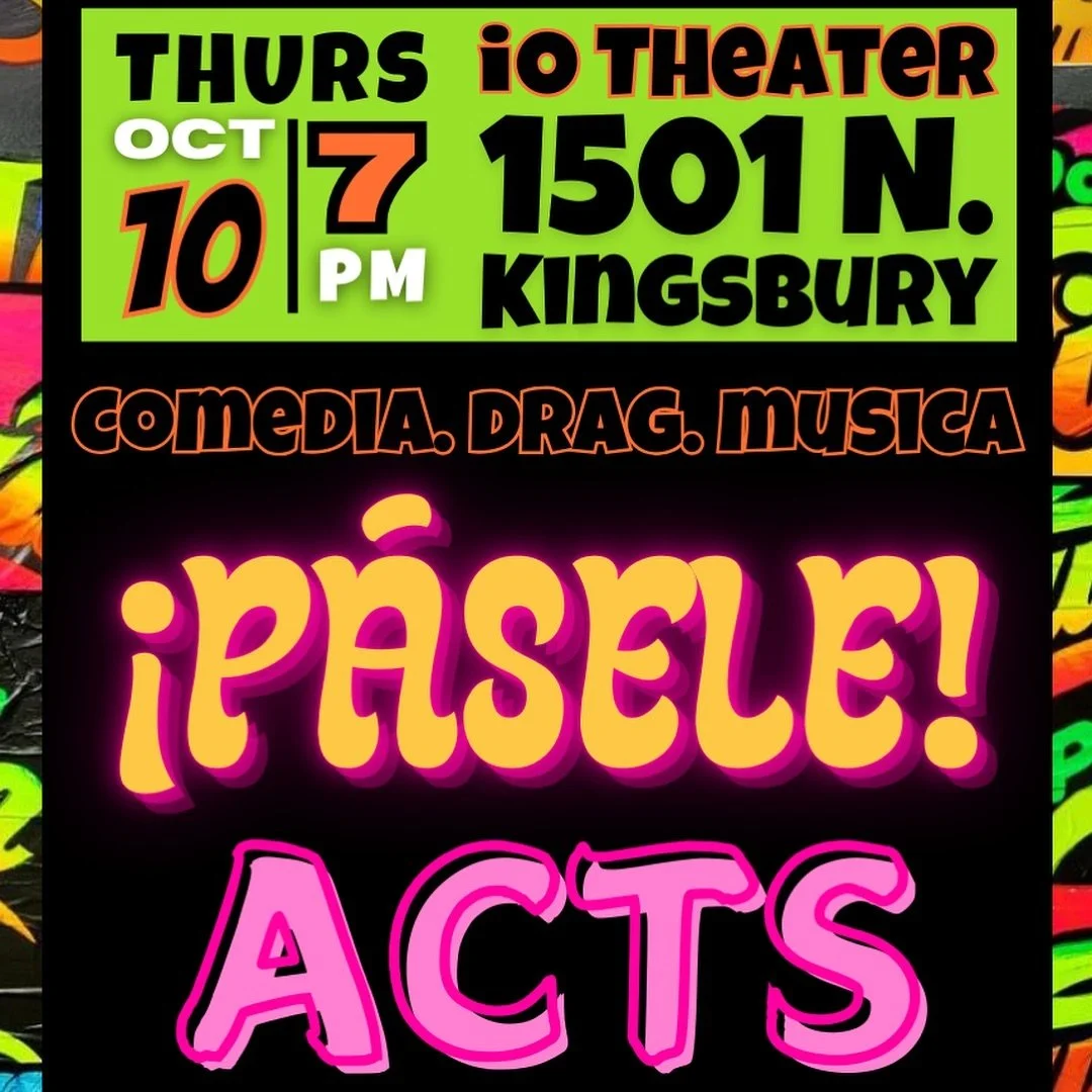 ⭐️MEET THE ACTS⭐️

Dama Productions and @iochicago proudly celebrate Hispanic
Heritage Month by showcasing local Latine EXCELLENCE!

&iexcl;PASELE! features:
✨ @destinyron_ ✨
✨ @sunkissedkidmusic ✨
✨ @mendozarghh ✨
✨ @julezosco ✨
✨ @boomboomduprey ✨
