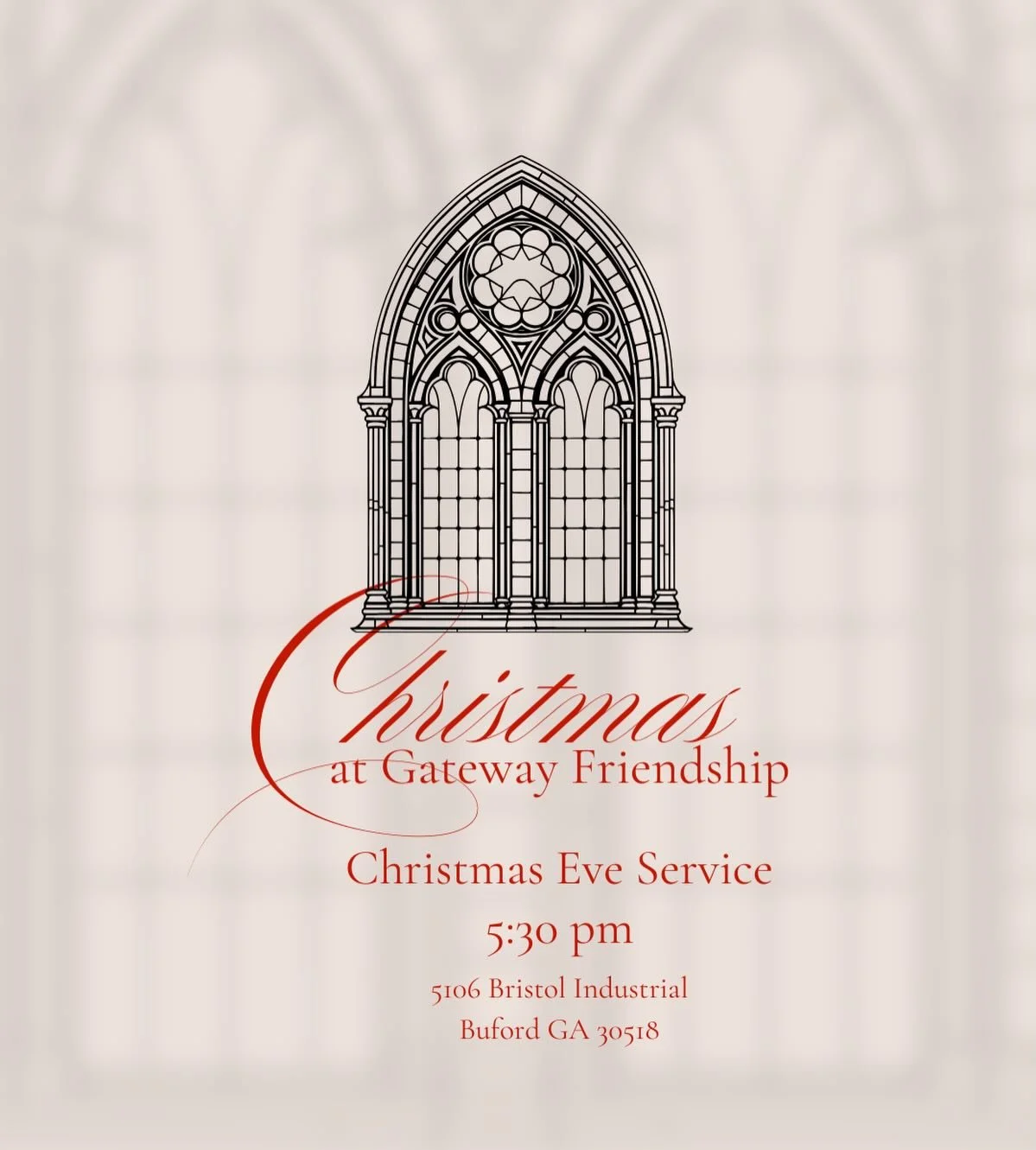 Join us for our Christmas Eve Service at 5:30 tonight!! We can&rsquo;t wait to see you all and celebrate the Christmas season together! ✨