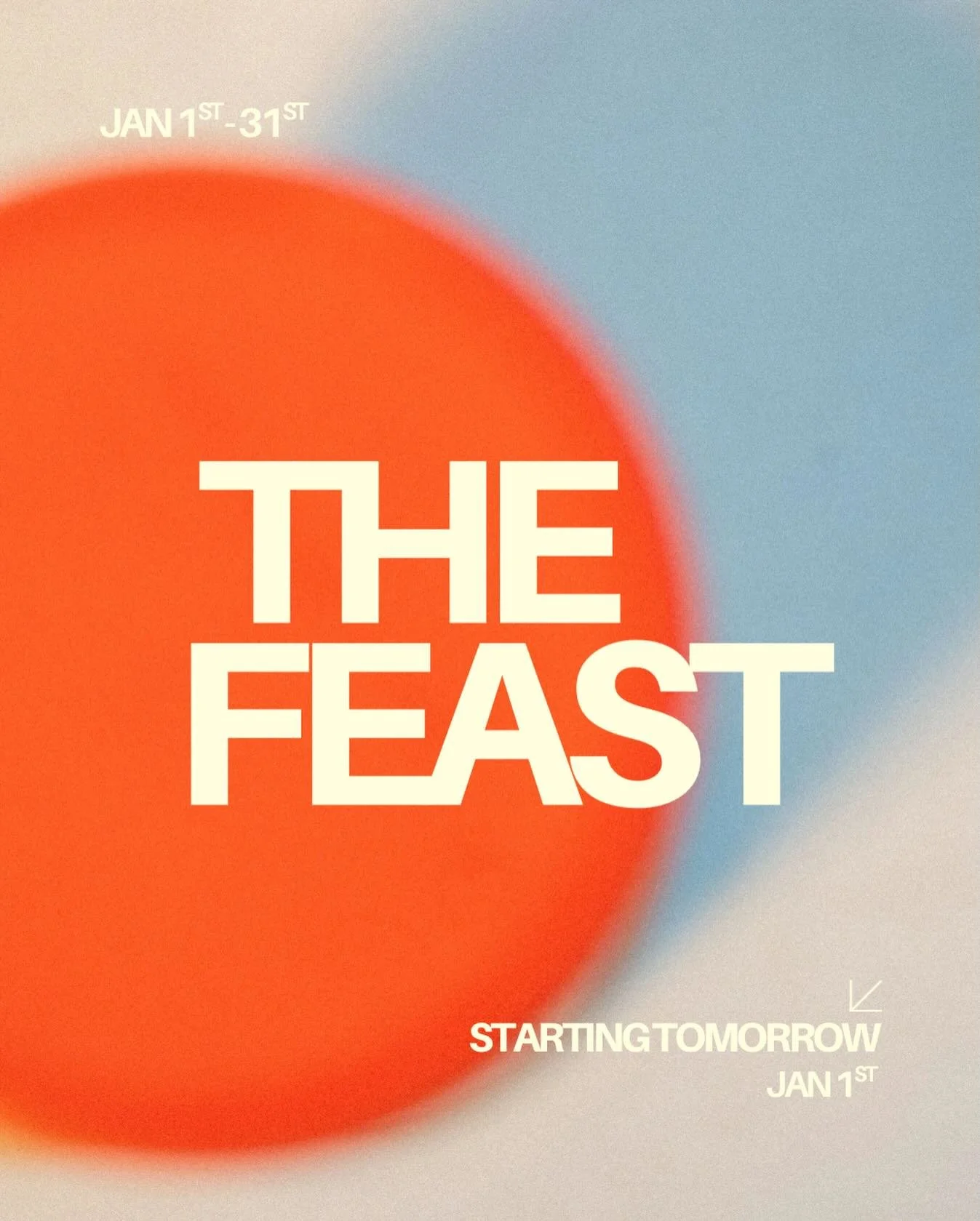 We are wishing everyone a happy and safe New Year!!

We are starting our 2026 off with &ldquo;The Feast&rdquo; 31 days of prayer and getting into the word to jump start our new year! The Feast starts tomorrow and we hope that you will join us on this