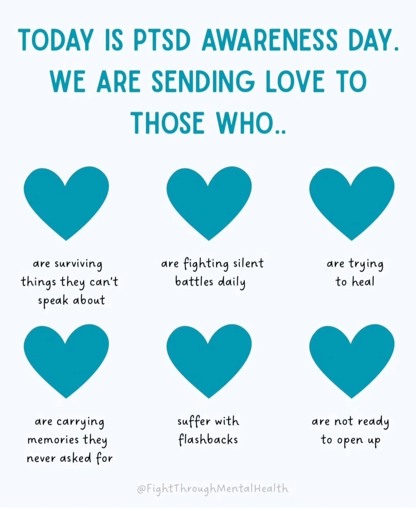 #PTSDawarenessday 

Remember to be kind. You never know what someone is going through.

#beagoodneighbour #goodneighbour #babyitscoldoutsidecharity #bcocharity