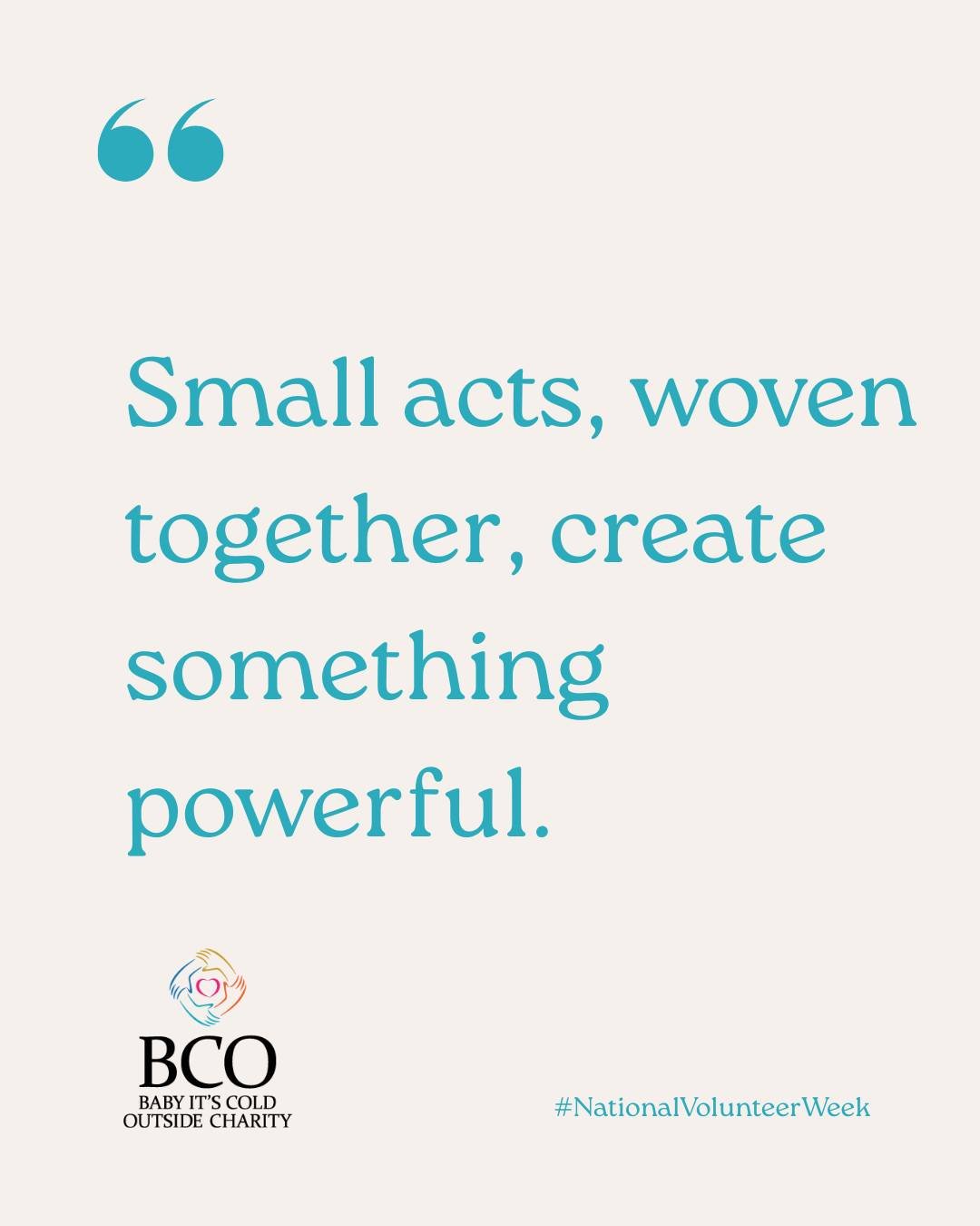 When we step back and look at it all together, it looks like a tapestry.

Each person.
Each act of care.
Each moment of showing up.

On its own, it matters.
But together, it becomes something strong enough to hold others.

Thank you for being part of