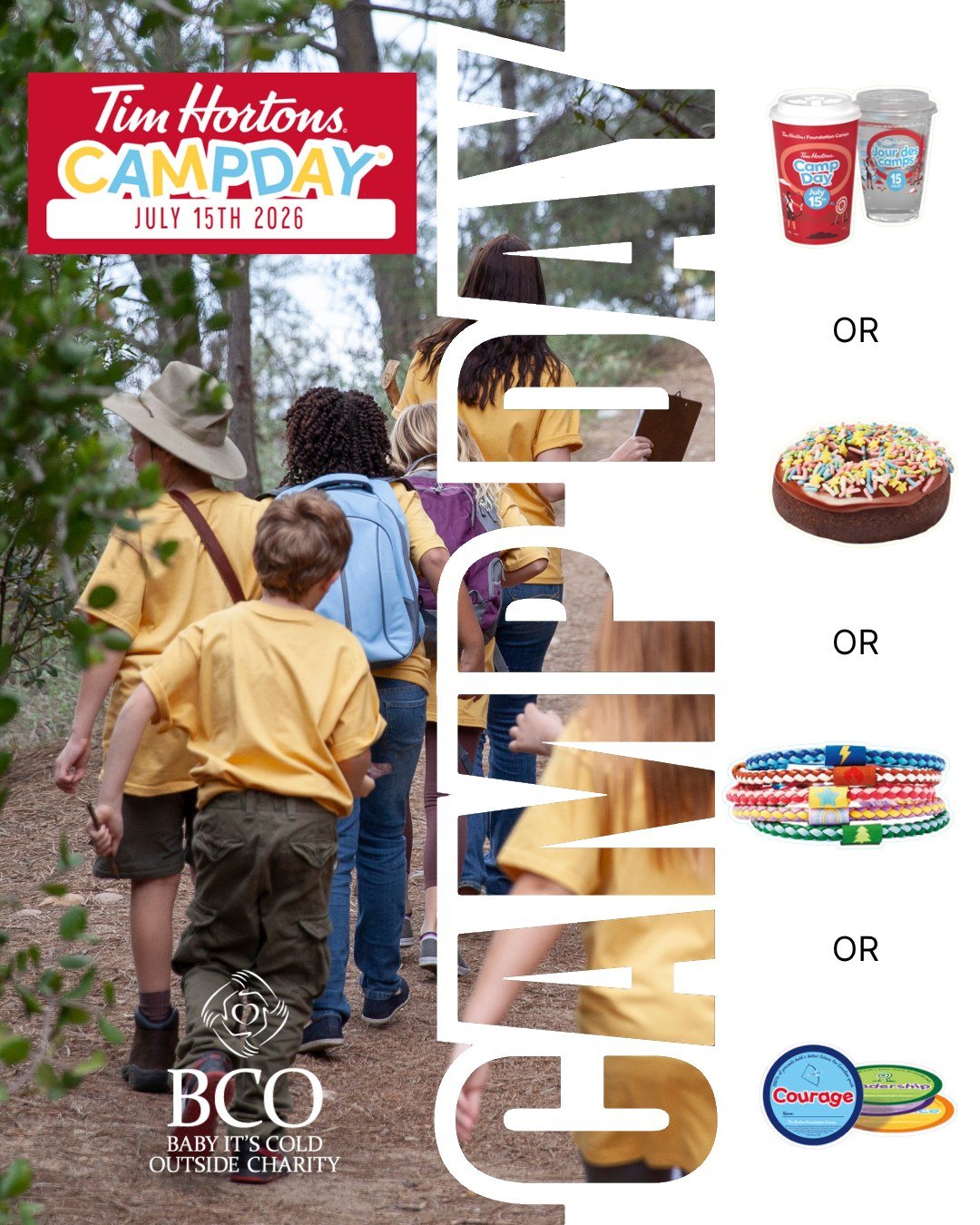 CAMP DAY at Tim Hortons is TOMORROW!

And there are lots of ways you can support this initiative to send kids to camp who wouldn't normally get the opportunity - FROM OUR COMMUNITY. So let's give a hand up in the most fun way!

#campday #timhortons #