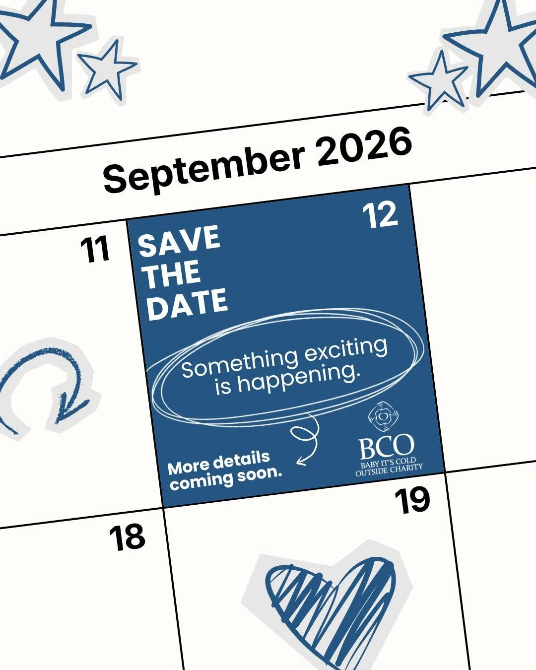 Save the date!

Our annual Baby It's Cold Outside Gala is happening on September 12, and we can't wait to gather with our incredible community for an evening of connection, celebration, and purpose.

Whether you've supported us for years or are just 