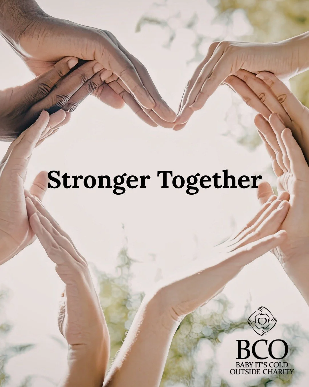 One organization can't meet every need.

That's why collaboration matters.

At Baby It's Cold Outside, we work alongside local agencies, service providers, volunteers, businesses, and compassionate neighbours to help connect people with the support t