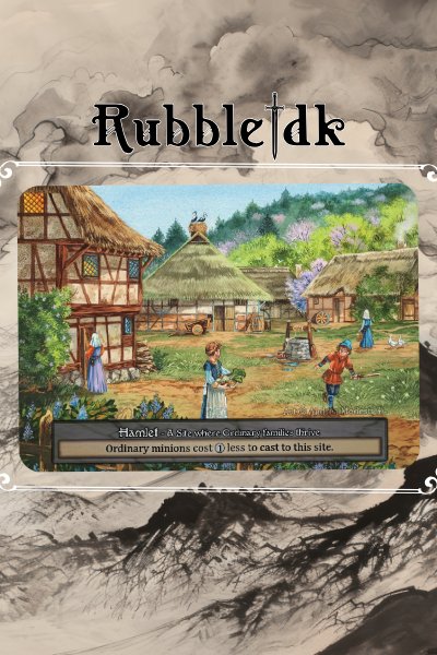 Hamlet Sorcery tcg Arthurian legends card