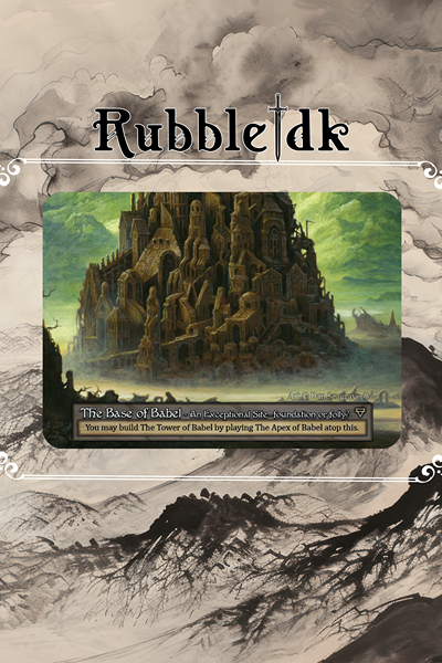 The Base of Babel (F)