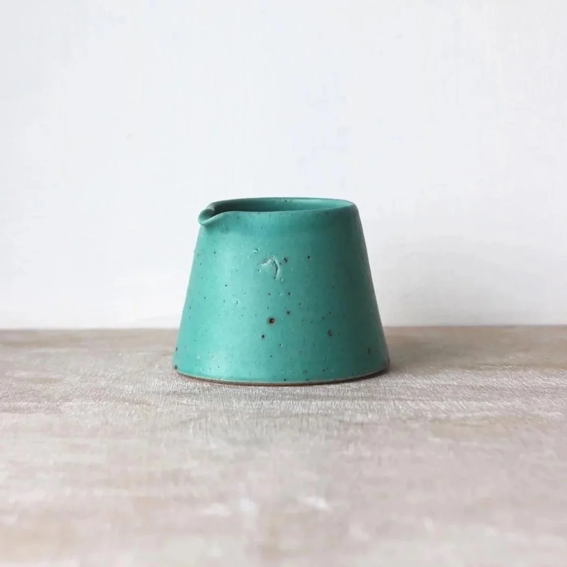 Little Stoneware Pourer in Teal