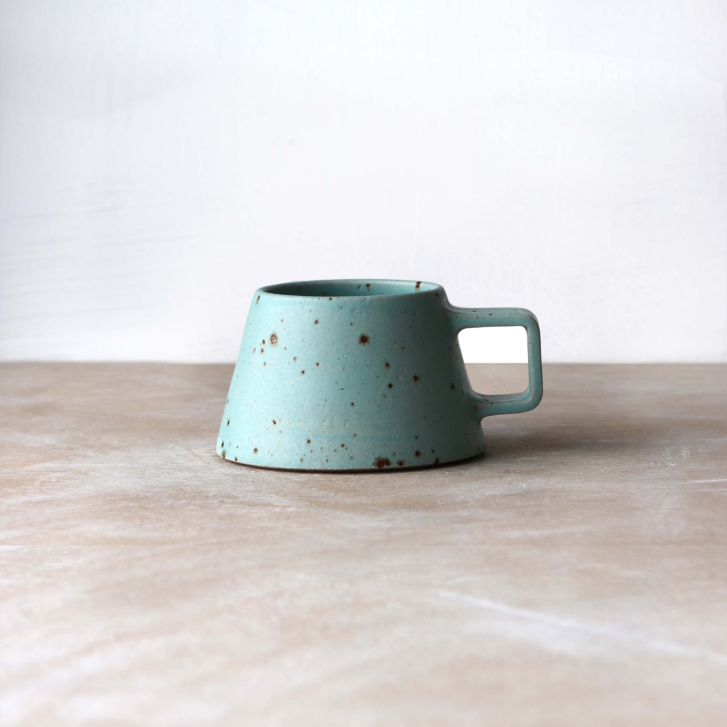 Flat White Cup in Sea Foam