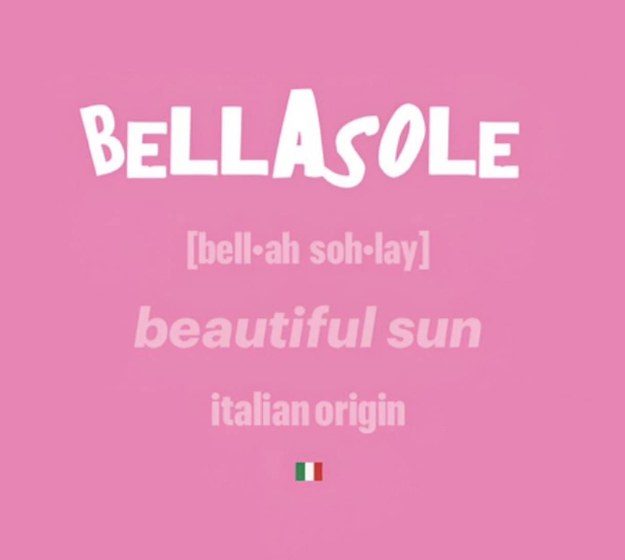 under the bellasole
