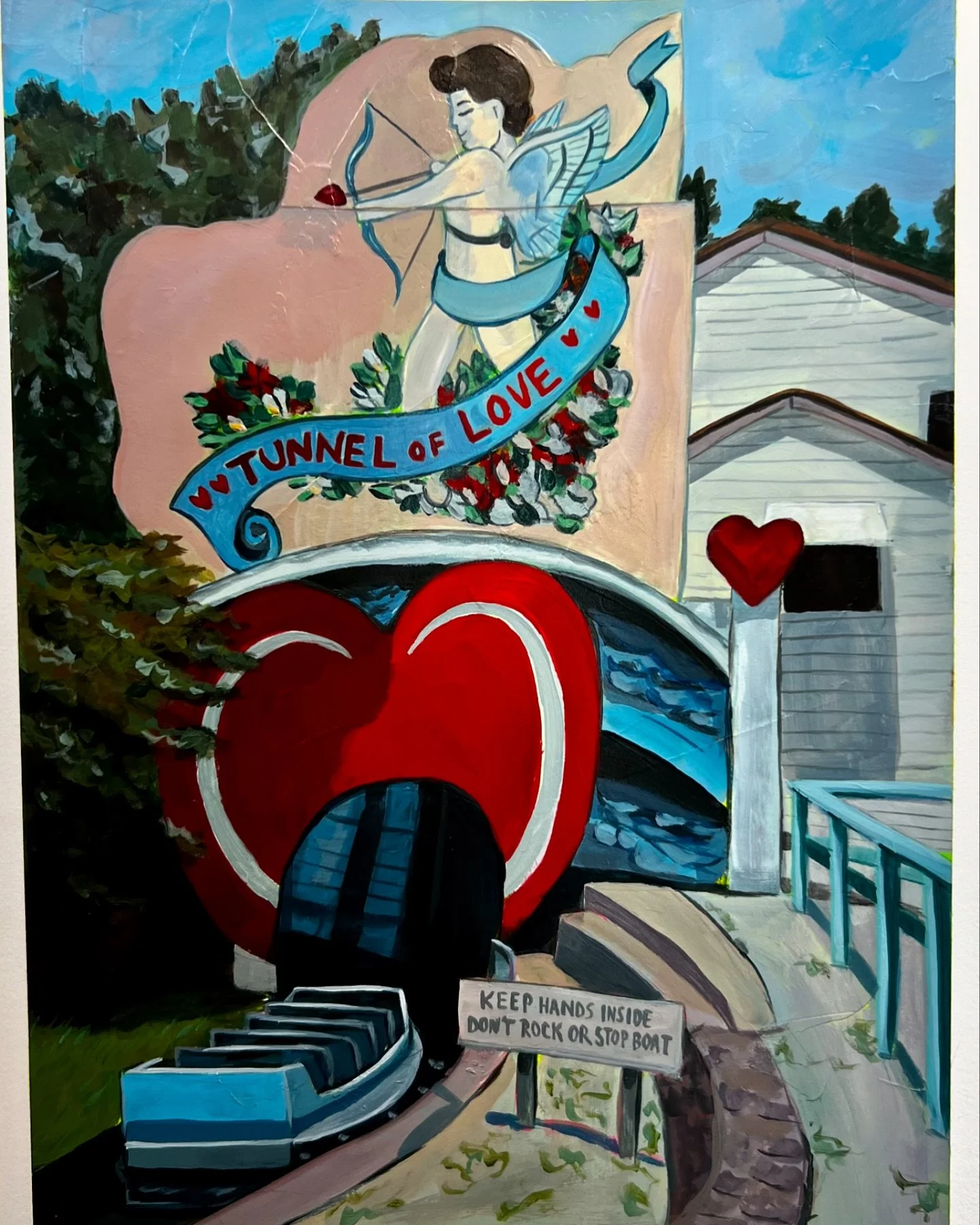 Nothing says romance 
Like a dark and damp tunnel 
Am I right my dudes? 😒