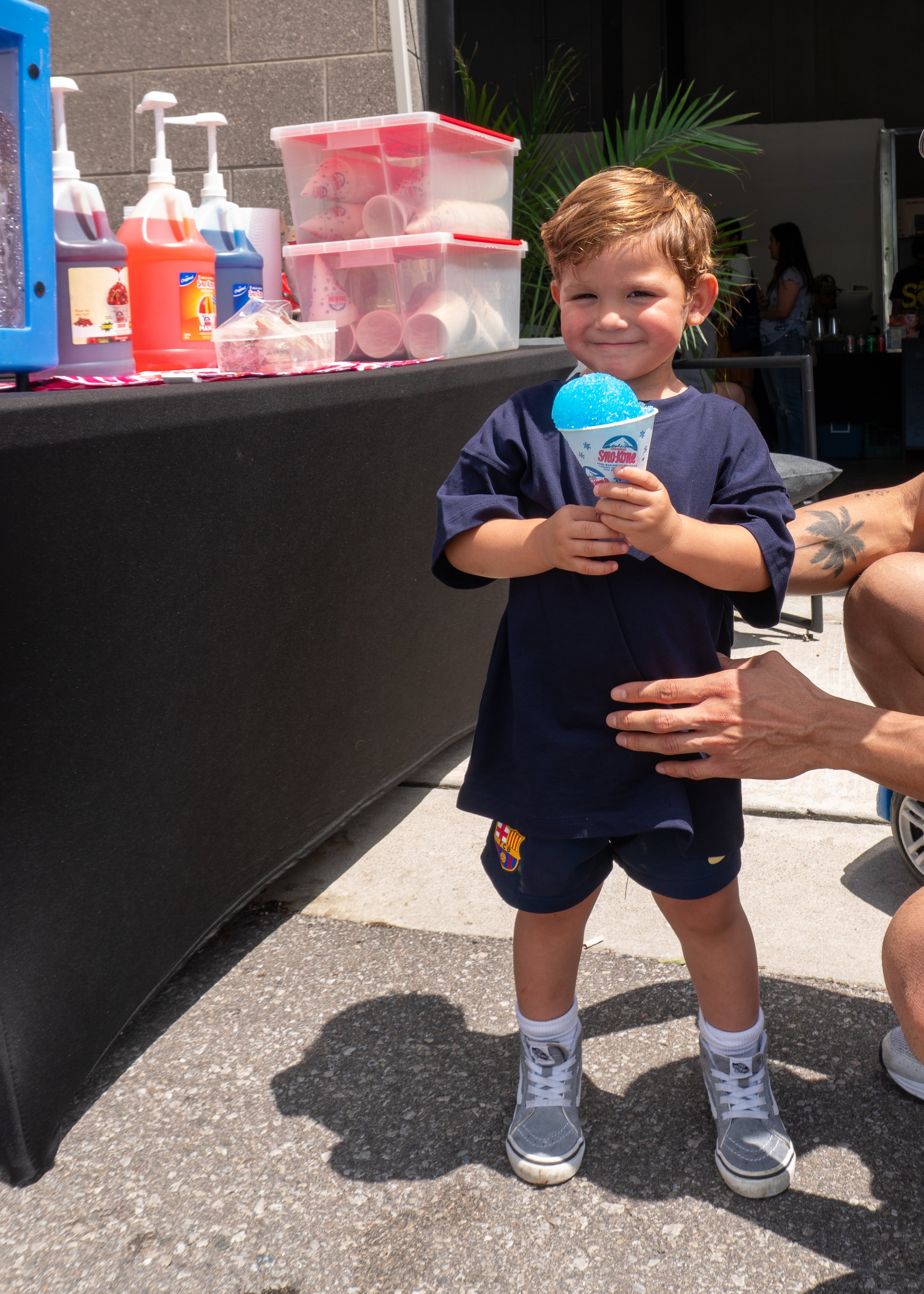 Blue snow cone for the win