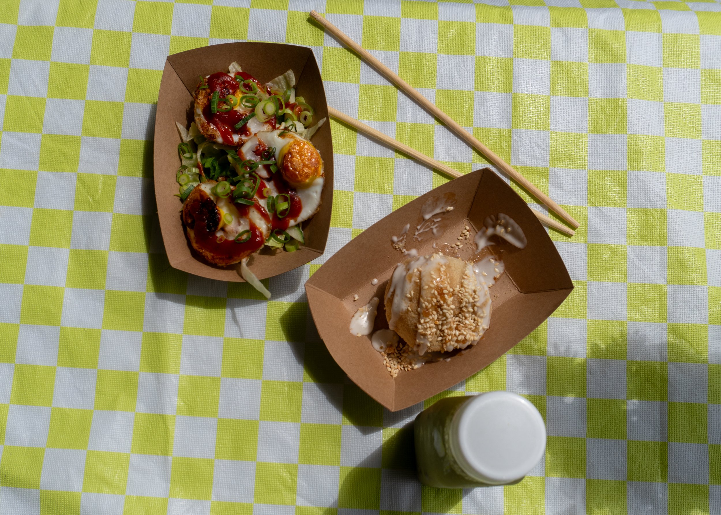 Joseph Nguyen served up some delicious dishes yesterday.