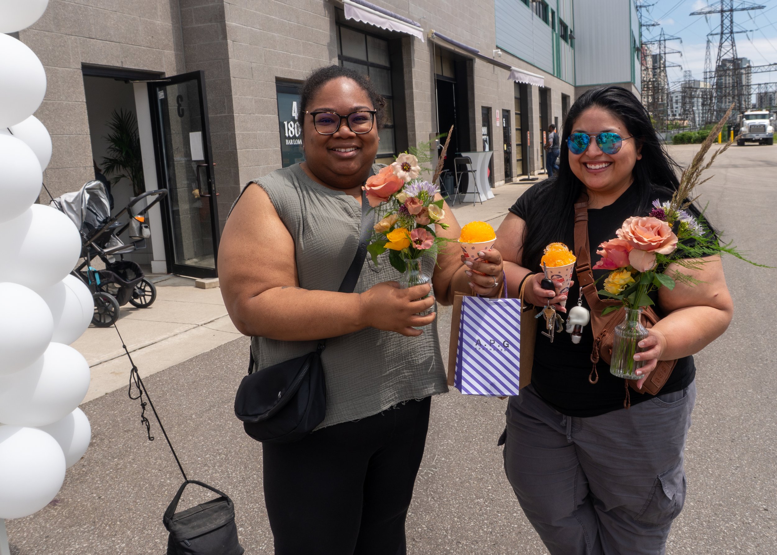 They came out to support all the vendors! Thank you!