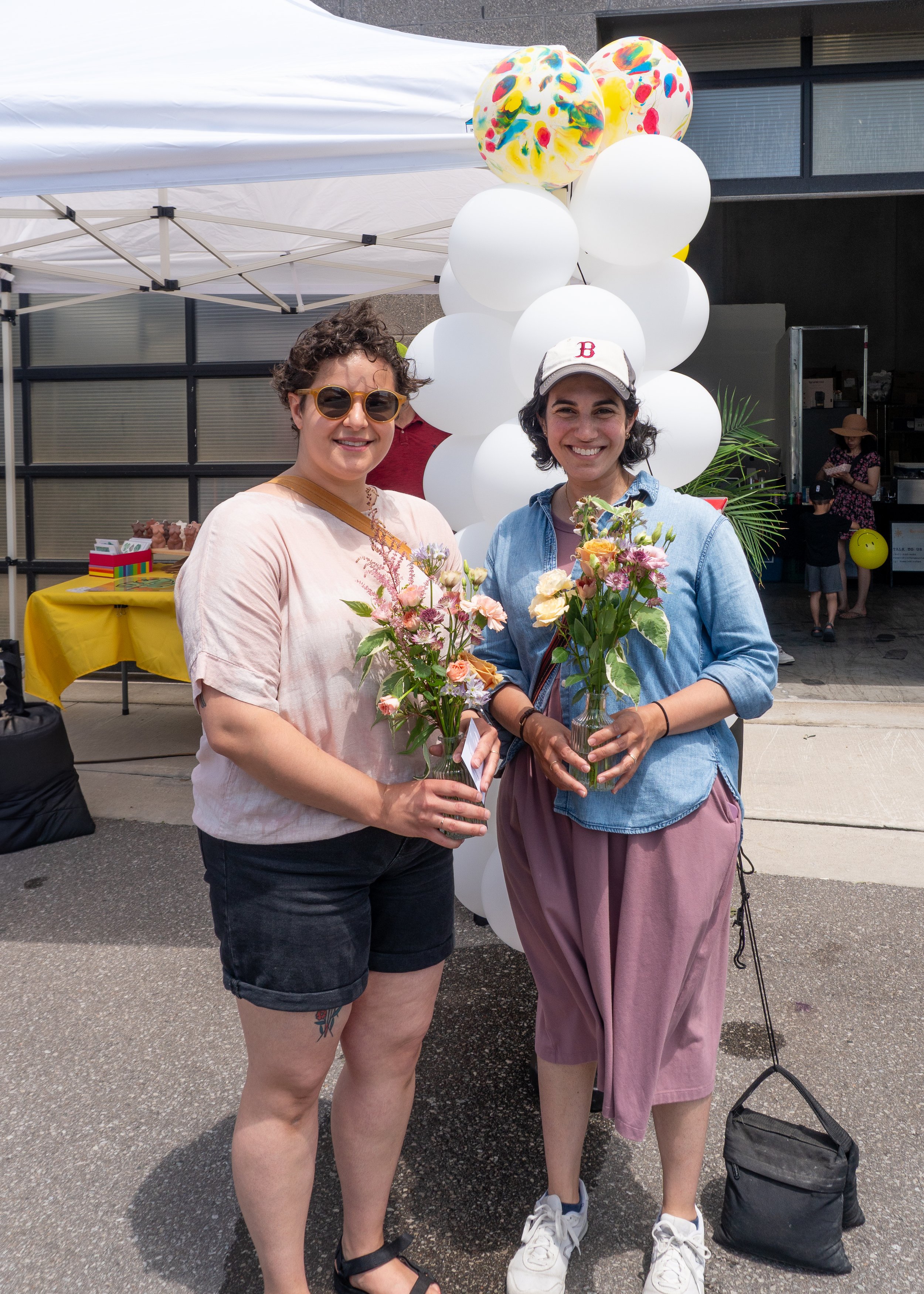 Friends with Flowers