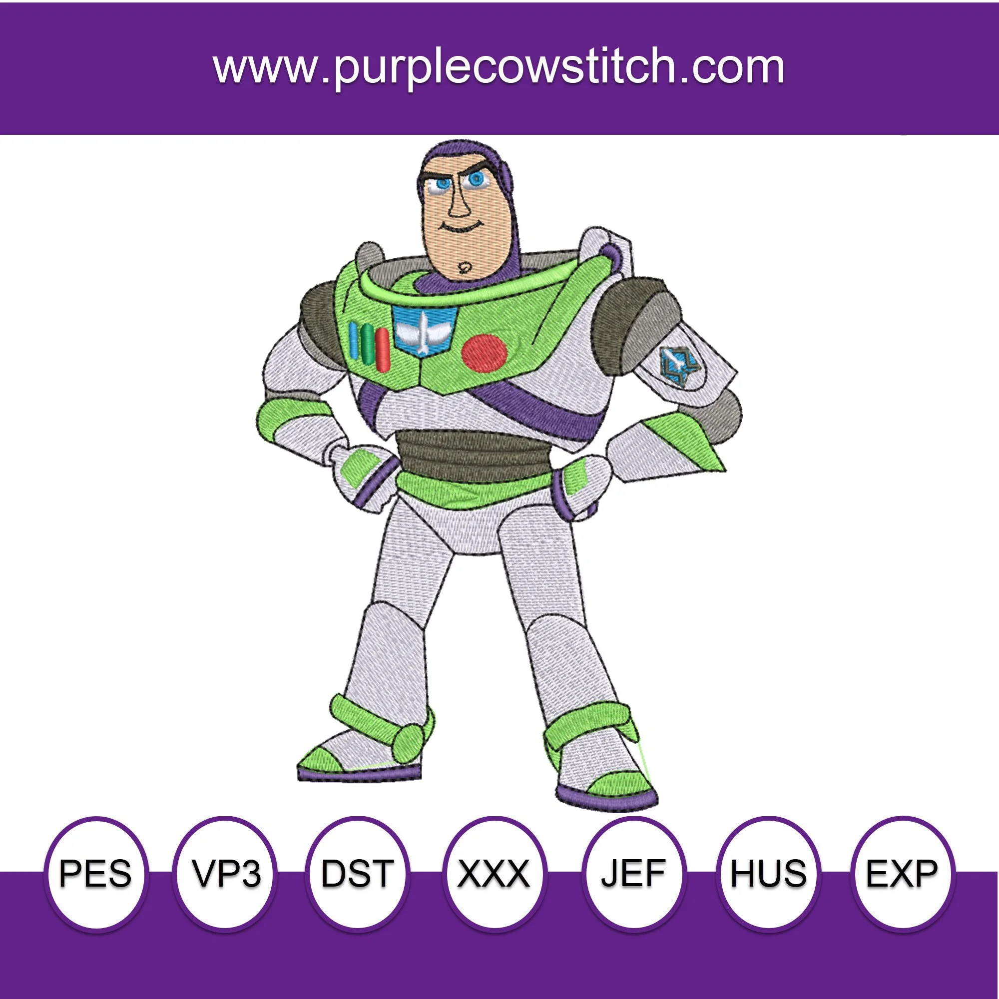 Buzz Lightyear Machine Embroidery Design