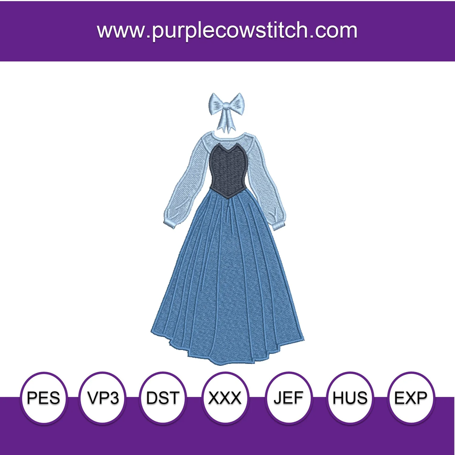 ariel blue dress pattern Como evening bag in blue