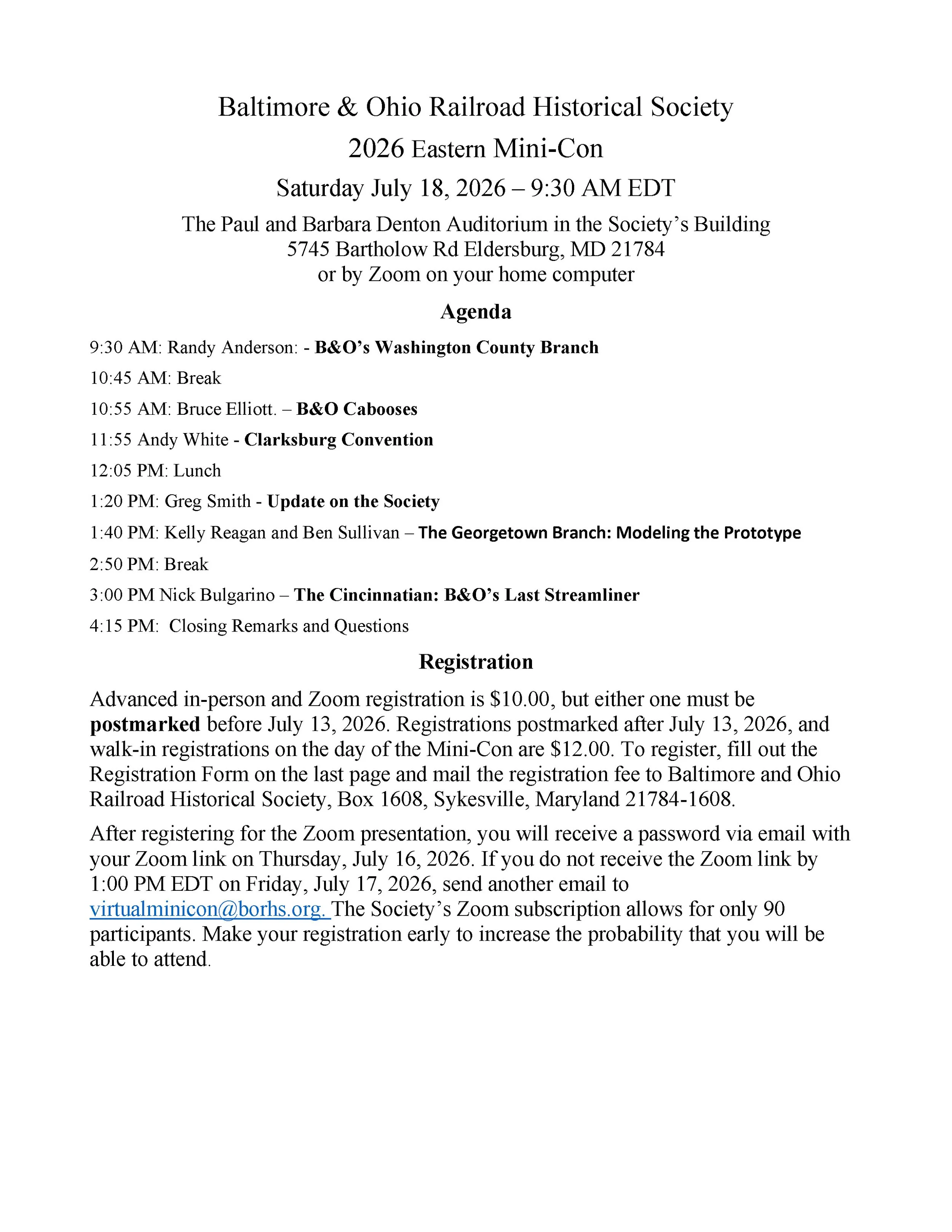 Eastern Mini Convention