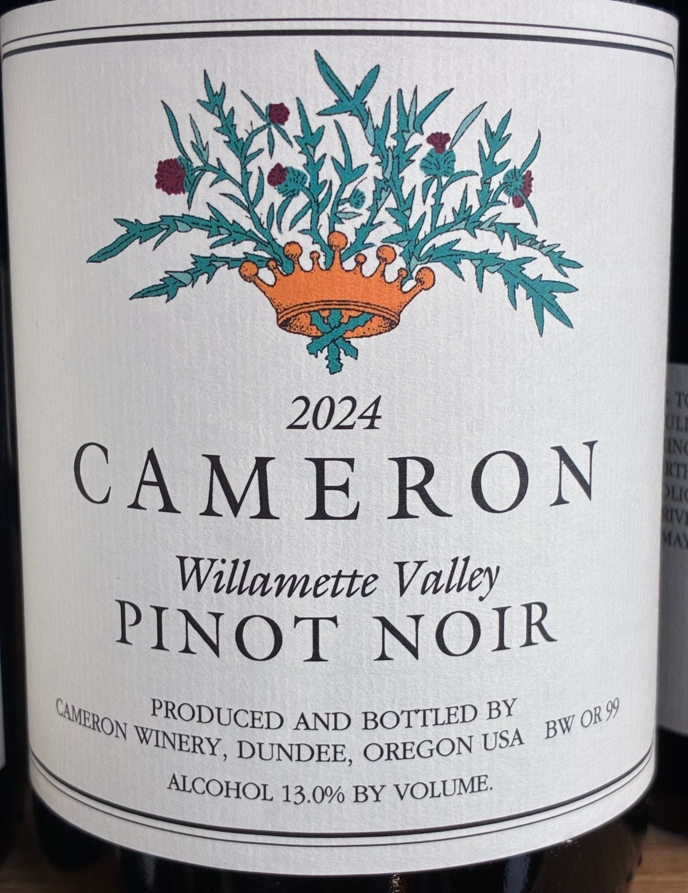 Wednesday Tasting: Cameron Winery Tasting Free!