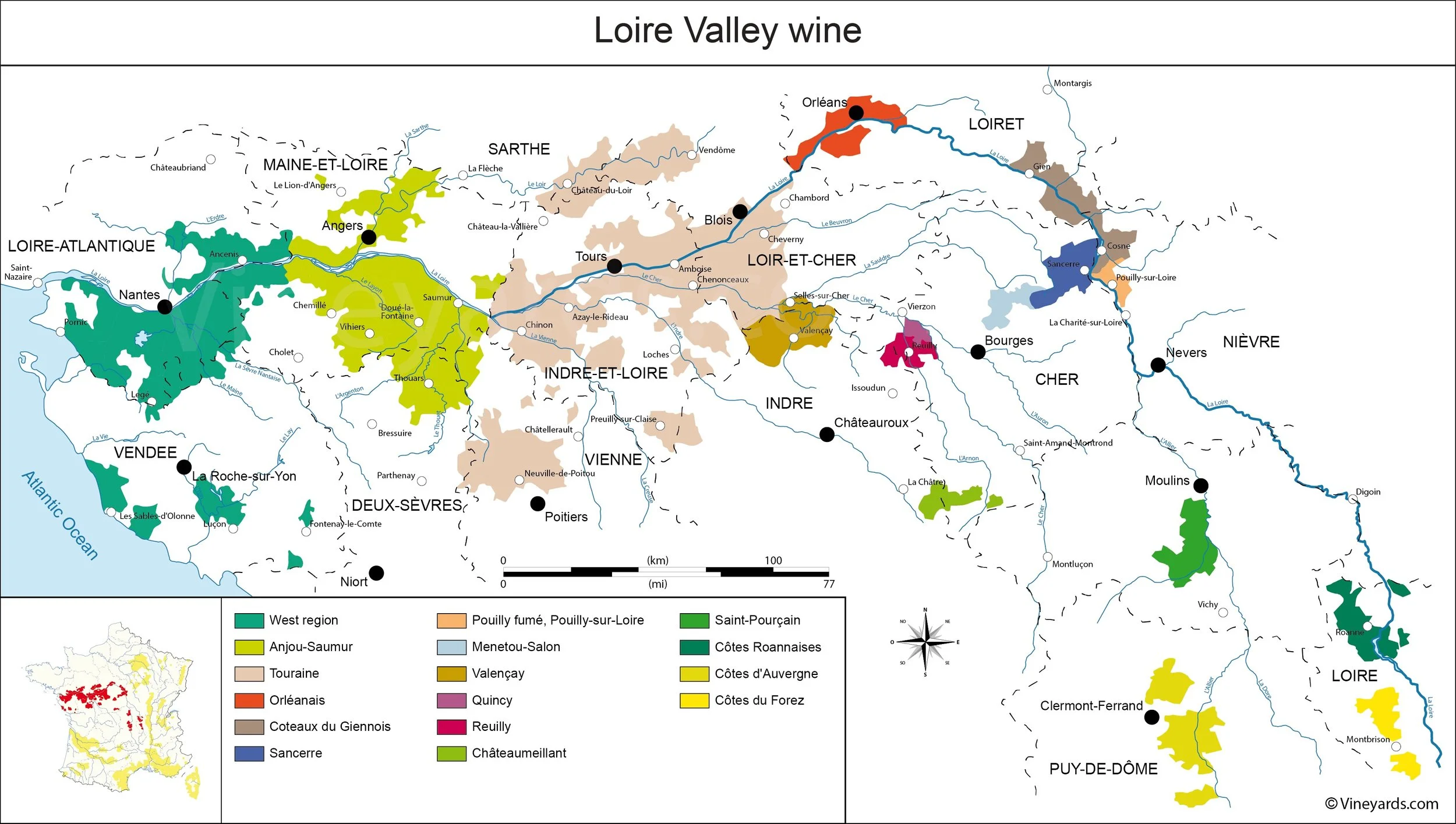 Friday Flight July 17th 4 - 8pm Loire Valley 