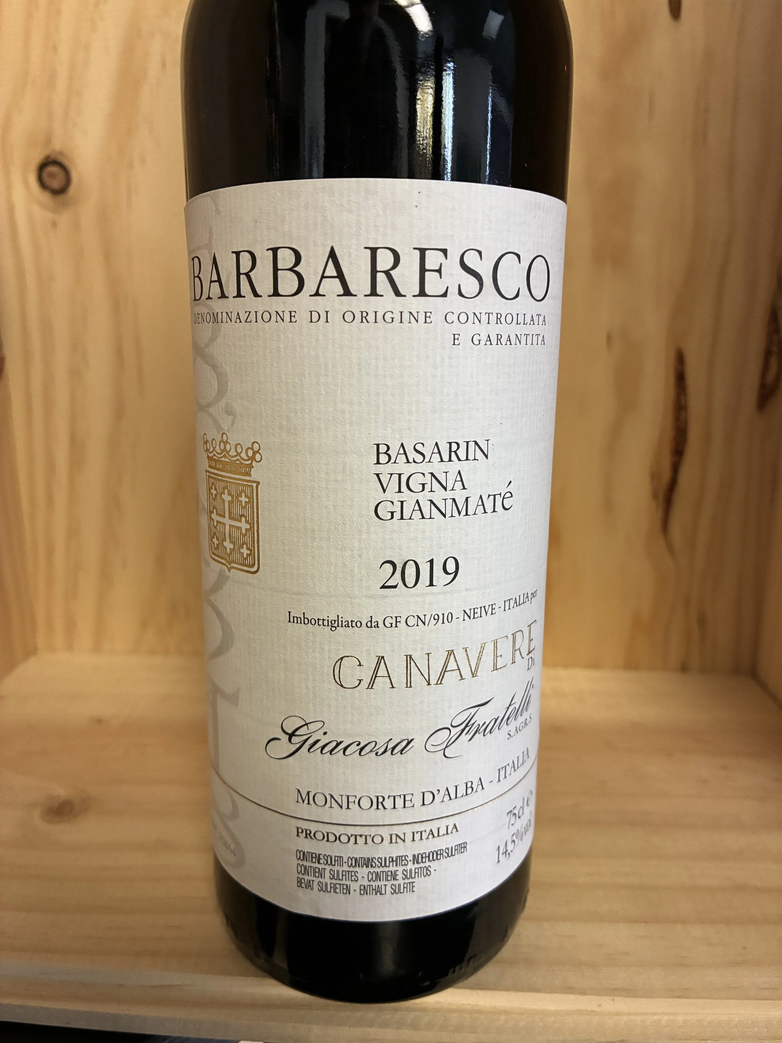 Giacosa Fratelli Canaveri Barbaresco 2019