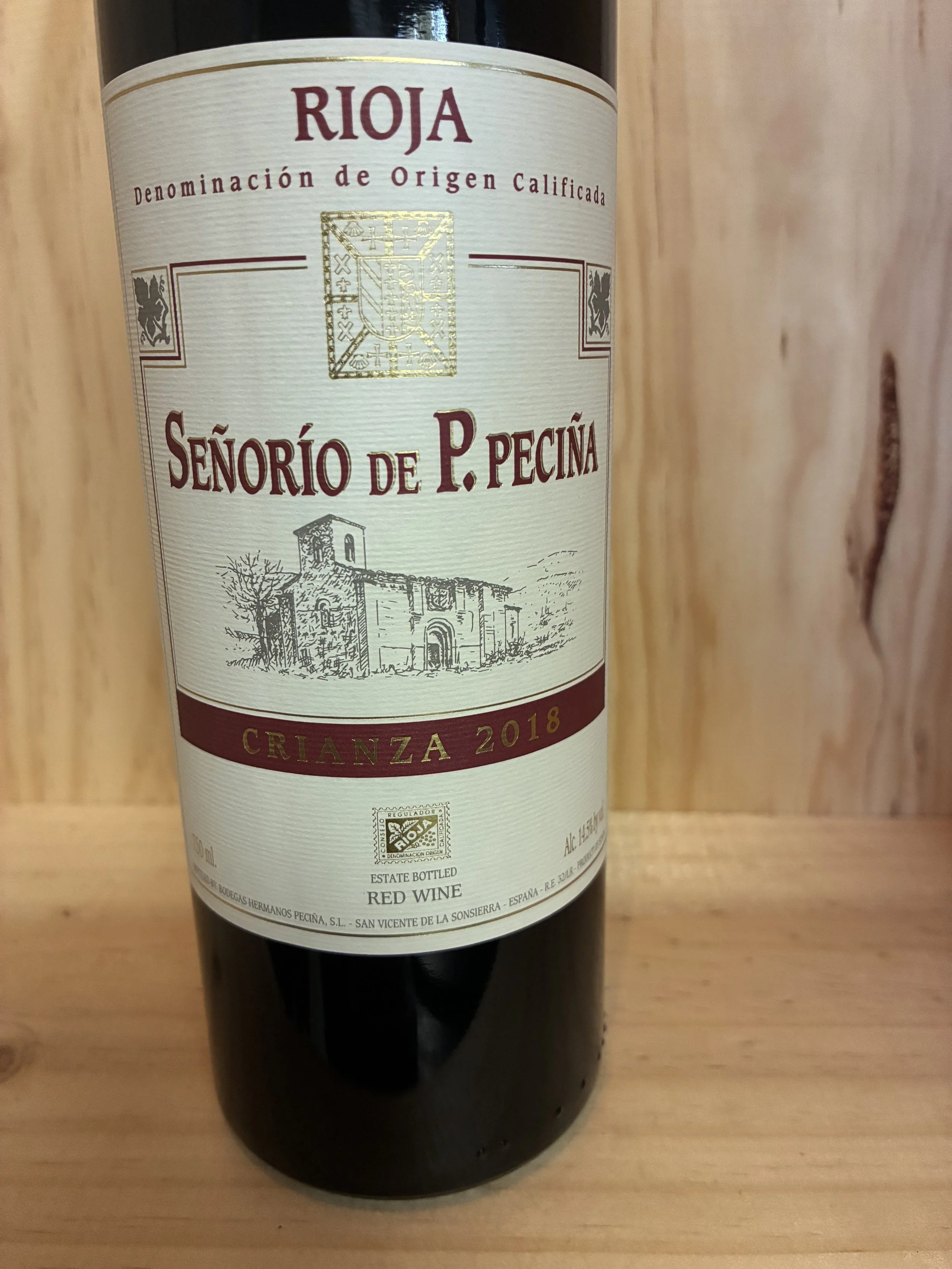 Señorio de Peciña Crianza Rioja 2018