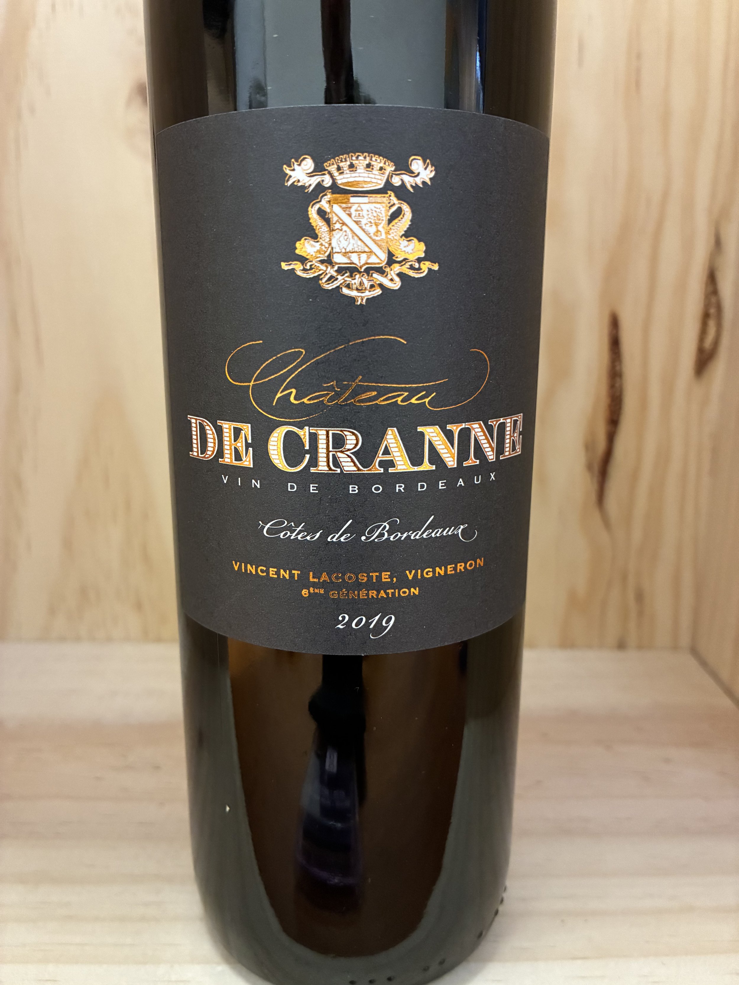 Châteaux de Cranne Côtes de Bordeaux 2019