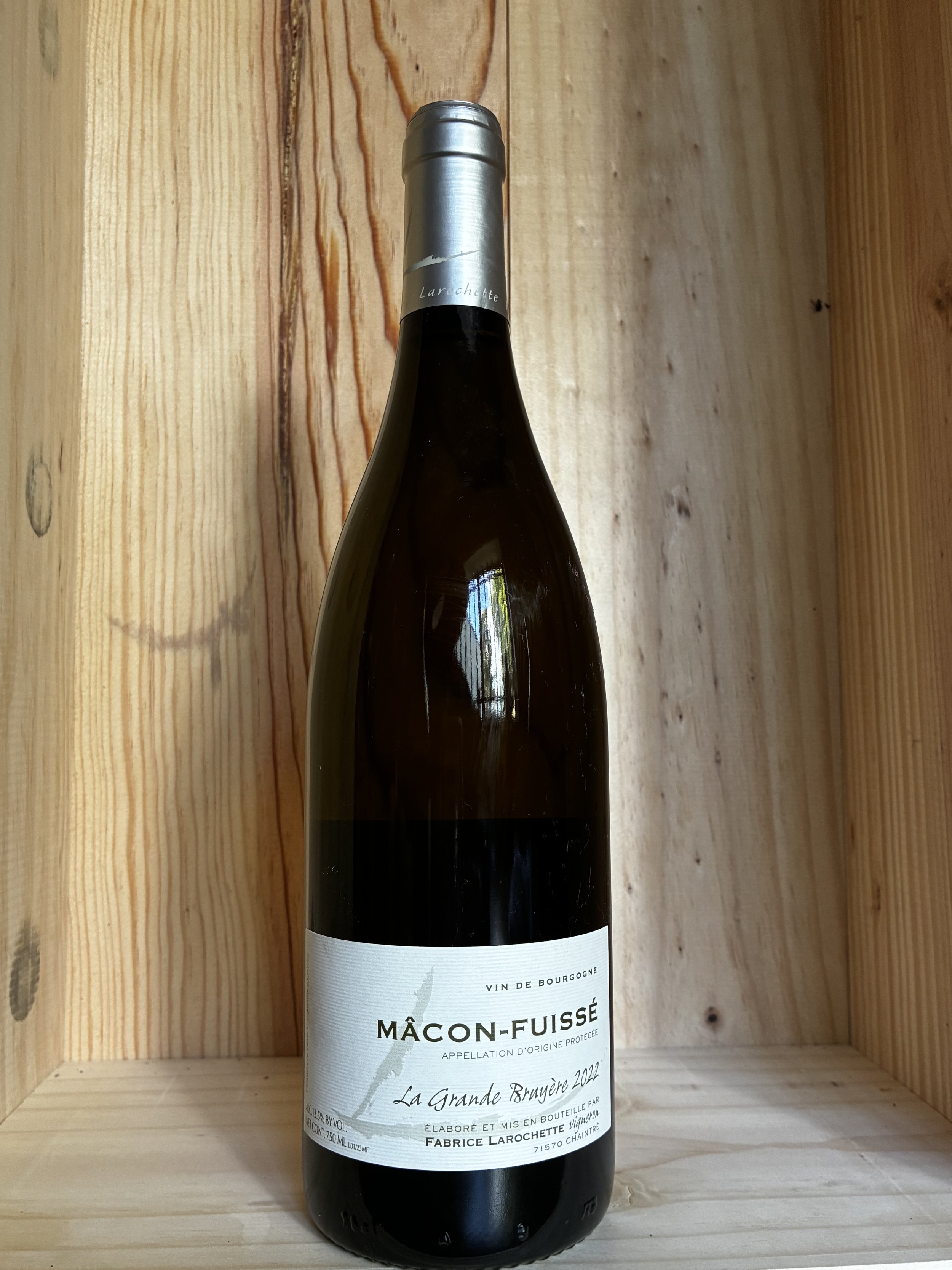 Fabrice Larochette Mâcon-Fuissé "Le Grande Bruyère 2022