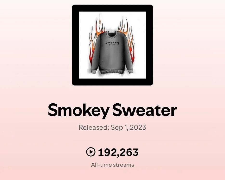 IT&rsquo;S BEEN 1 YEAR SINCE SMOKEY SWEATER❤️
This past year has been crazy &amp; to almost be at 200k STREAMS on this song is mind blowing for us!
We released this back last year when we were playing in Greece &amp; we have loved playing it live aro