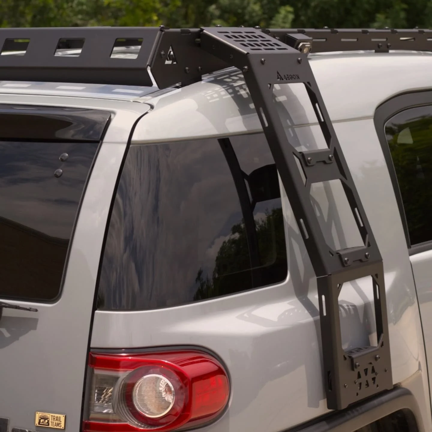 Climb with Confidence. 

Stand Out with Style. 🧗&zwj;♂️

One-of-a-kind Side Ladder for the FJ Cruiser &mdash; engineered to blend seamlessly into your rig&rsquo;s body lines while delivering rugged performance. 

🖤 Sleek, low-profile look that comp