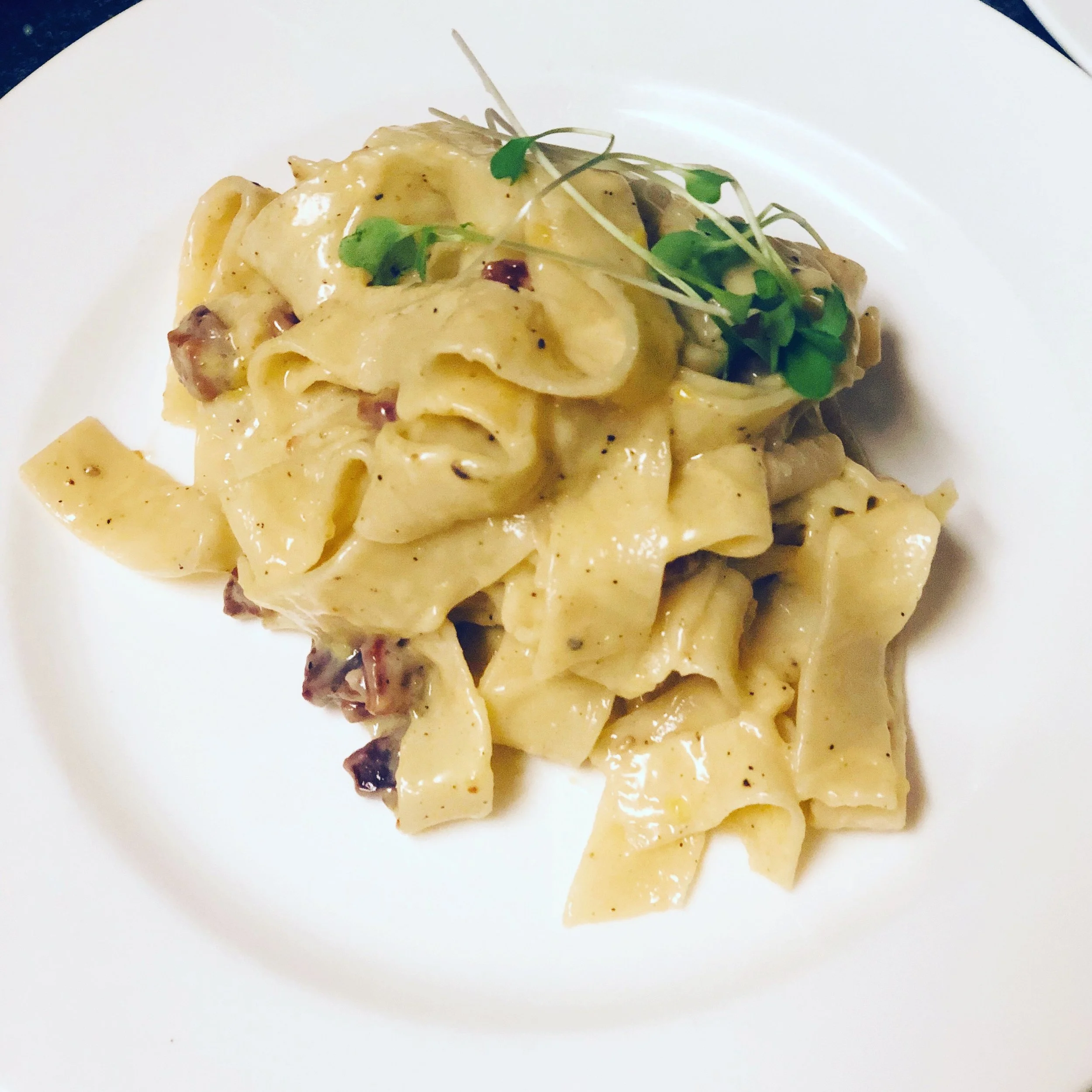 Handmade Carbonara Pappardelle.JPG
