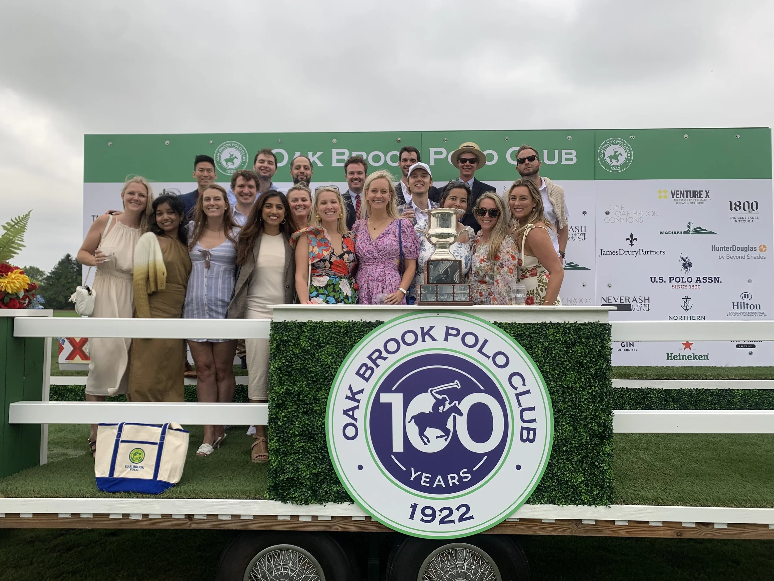 Participants learned about the etiquette/rules of polo, had the chance to meet and greet with professional players, and connected with representatives from leading luxury brands.