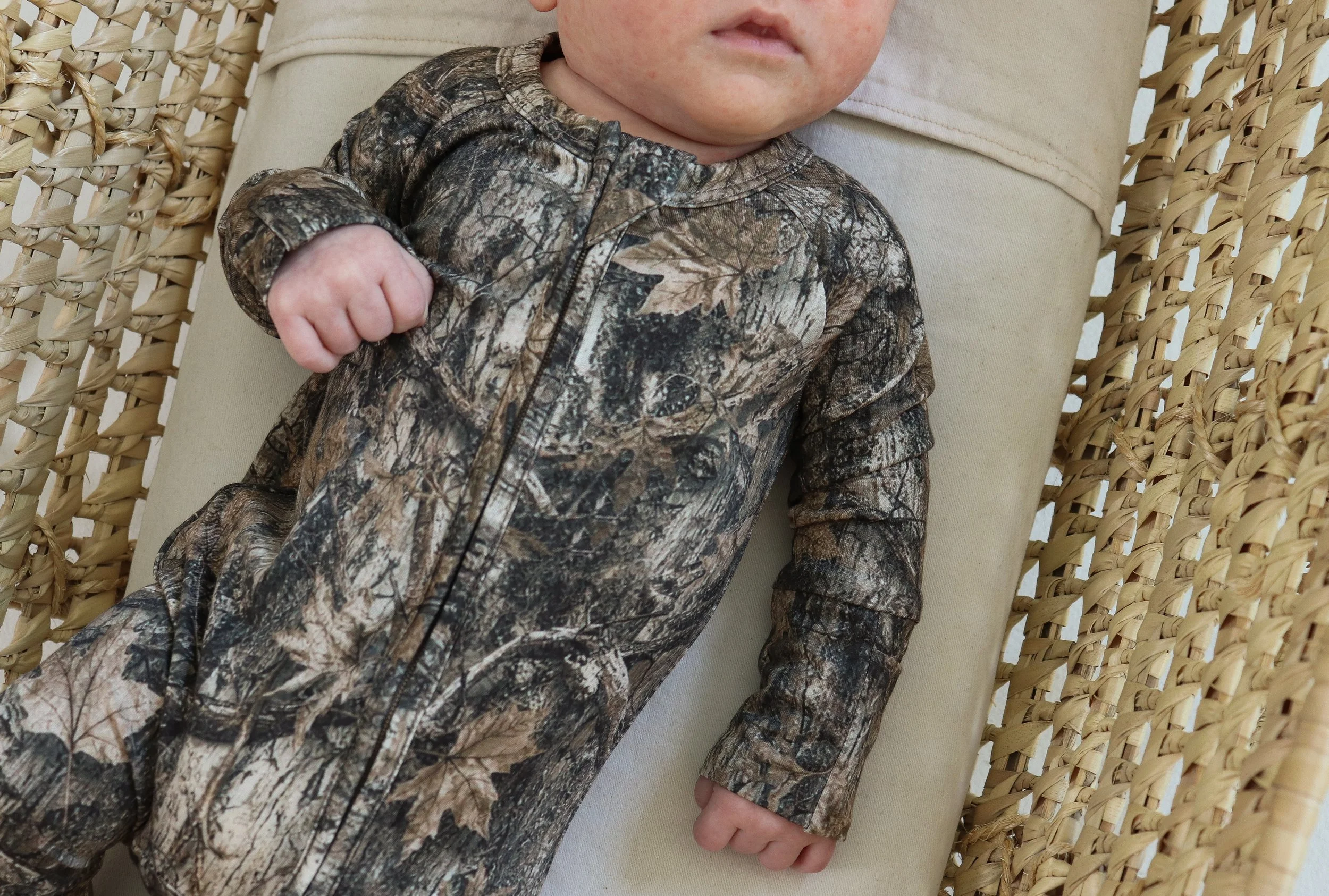 Camo Zip Pajamas