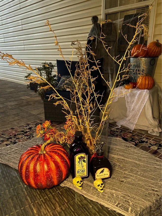 October 30, 2024: We created the perfect setting for a Halloween night. A few dried floral arrangements added the finishing touch! #MFDSevents #BNBsignature