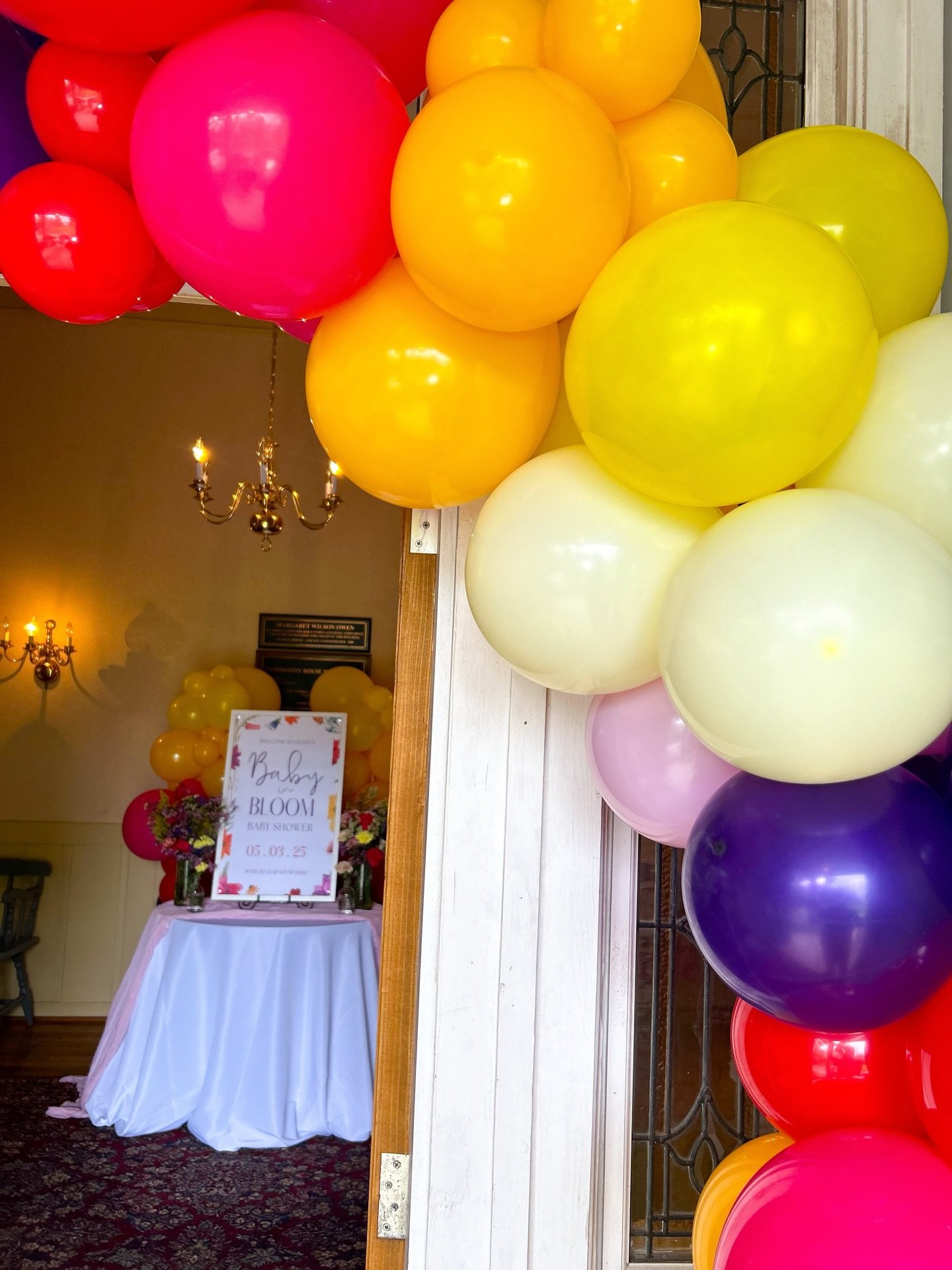 May 3, 2025: From planning to designing to executing, this shower went off perfectly. To create a striking entrance, we framed the door with an Ultra Everyday Balloon Arch. The display looked stunning! Click the link in our bio and read more about th