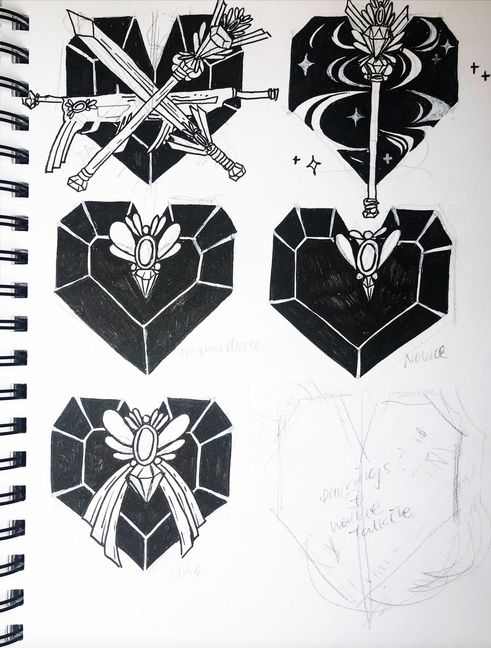 Magical Icon Symbols Sketch 2/3