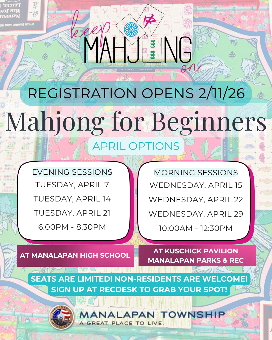 Mahjong for Beginners 3-Class Series