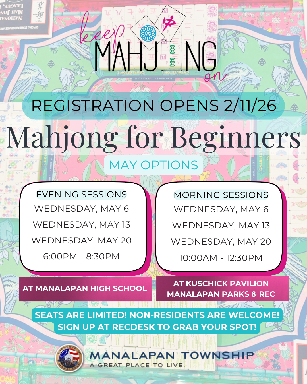 Mahjong for Beginners 3-Class Series
