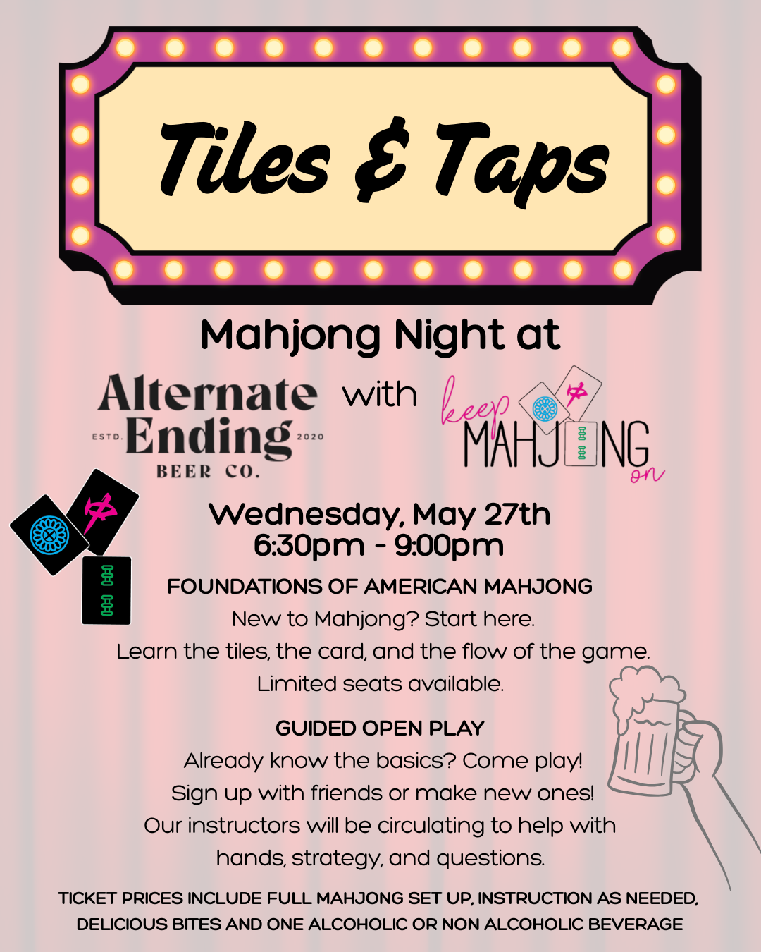 Mahj 101 and Guided Open Play