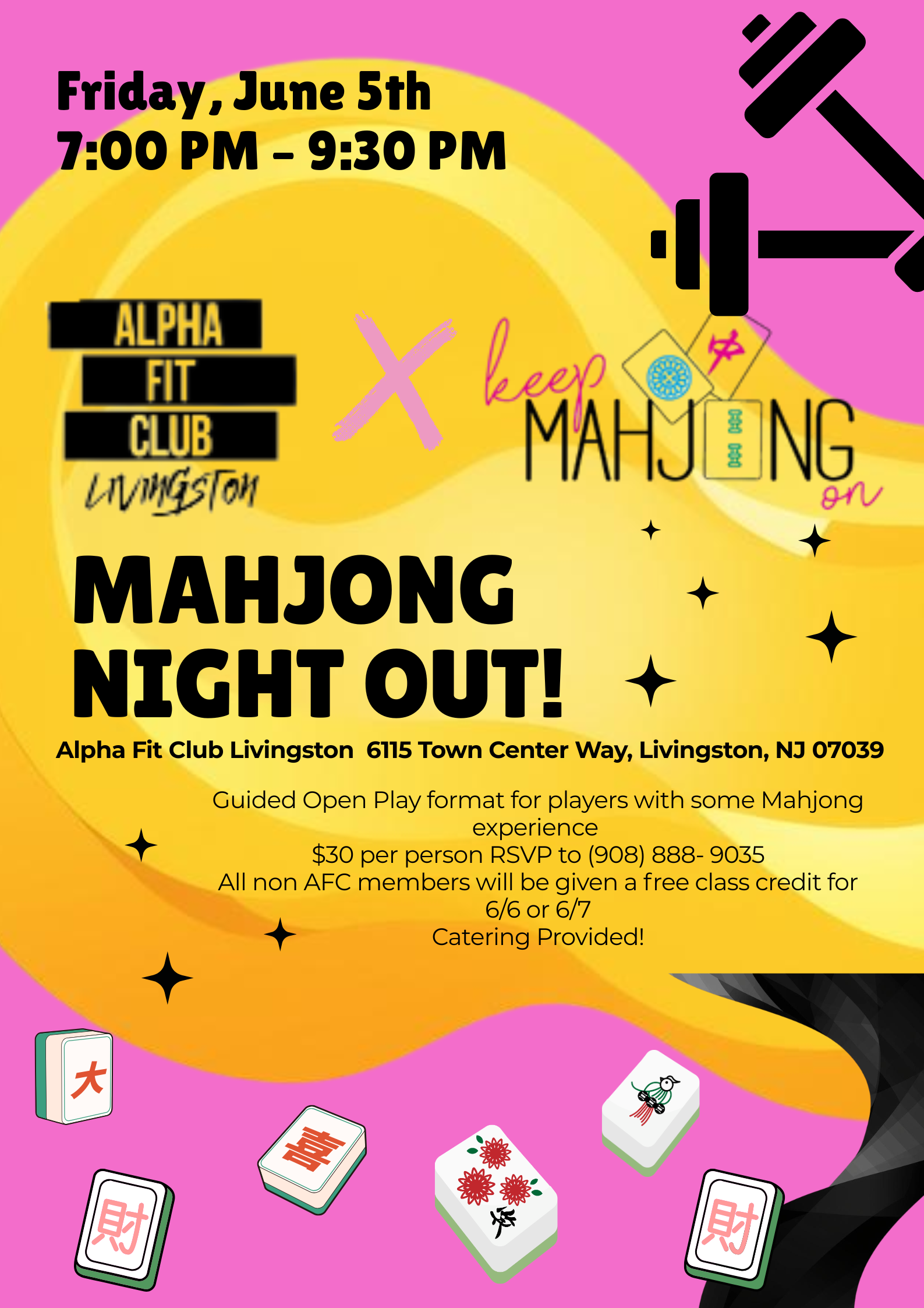 Guided Open Play at Alpha Fit Club Livingston