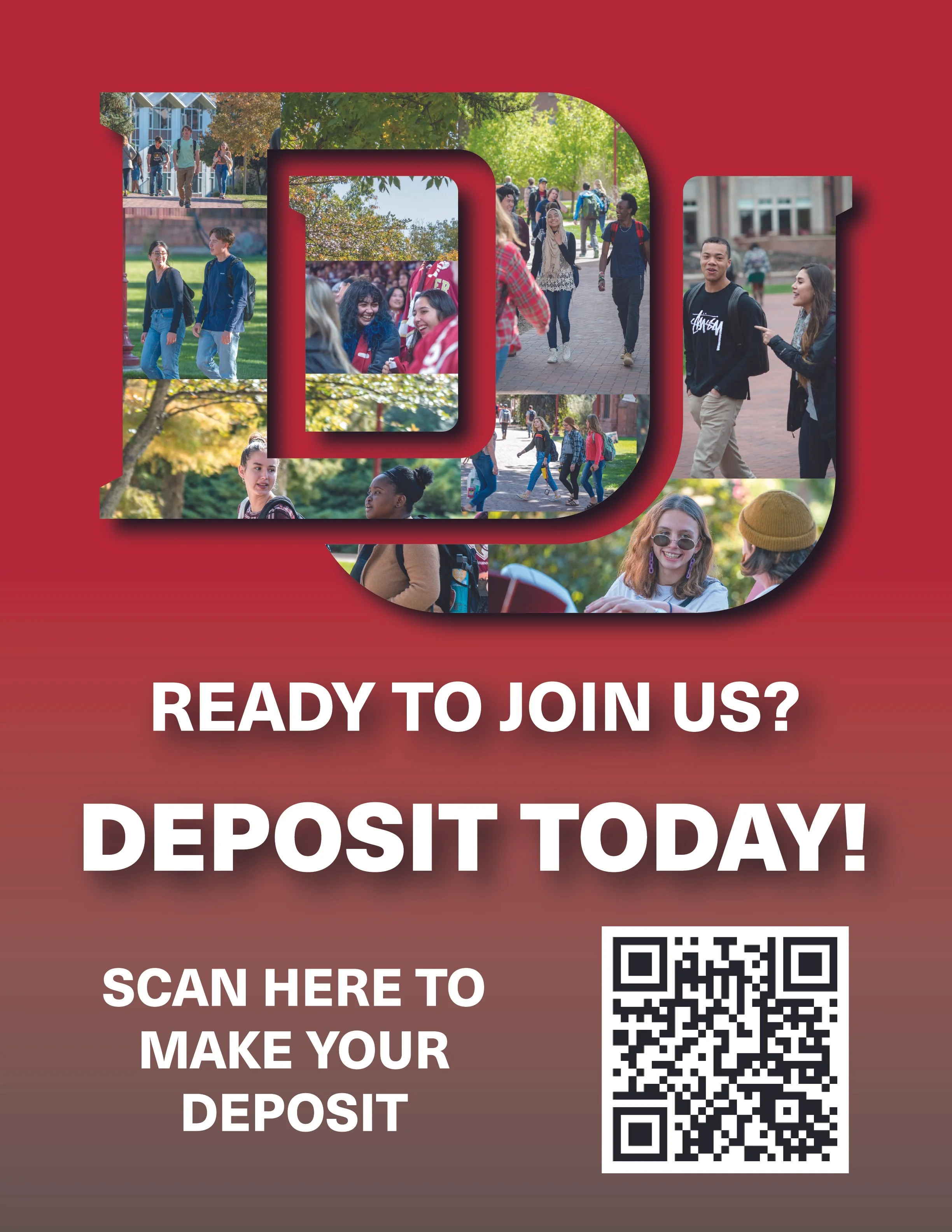 Graduate Student Admit Day Deposit Flyer
