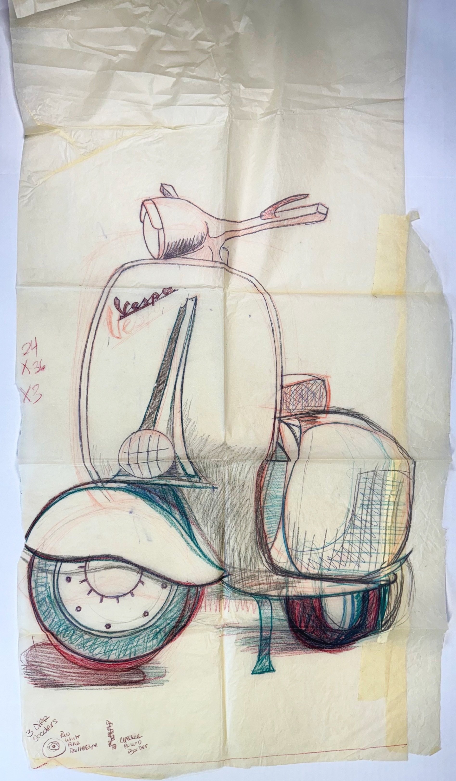 Vespa scooter