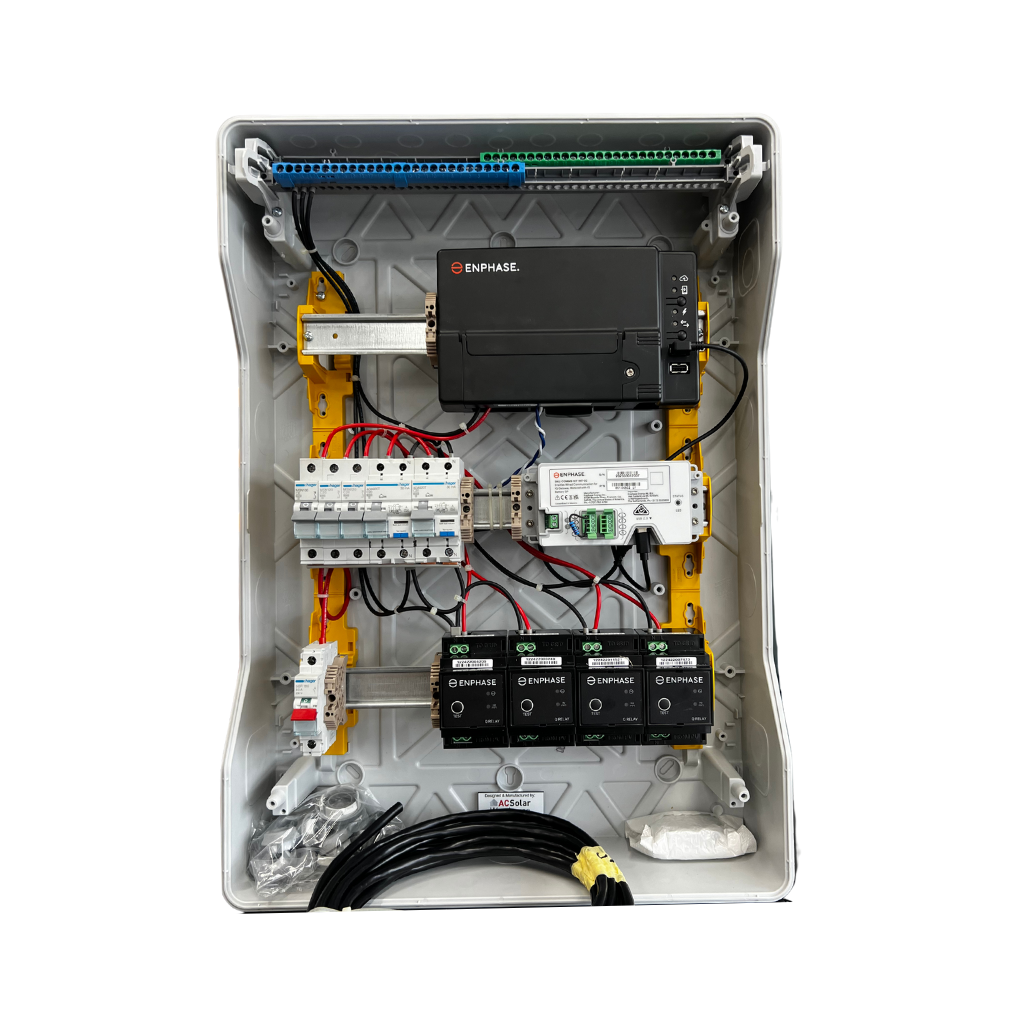 AC Board - Enphase CK2 single phase (2 x solar and 2 x battery circuits)