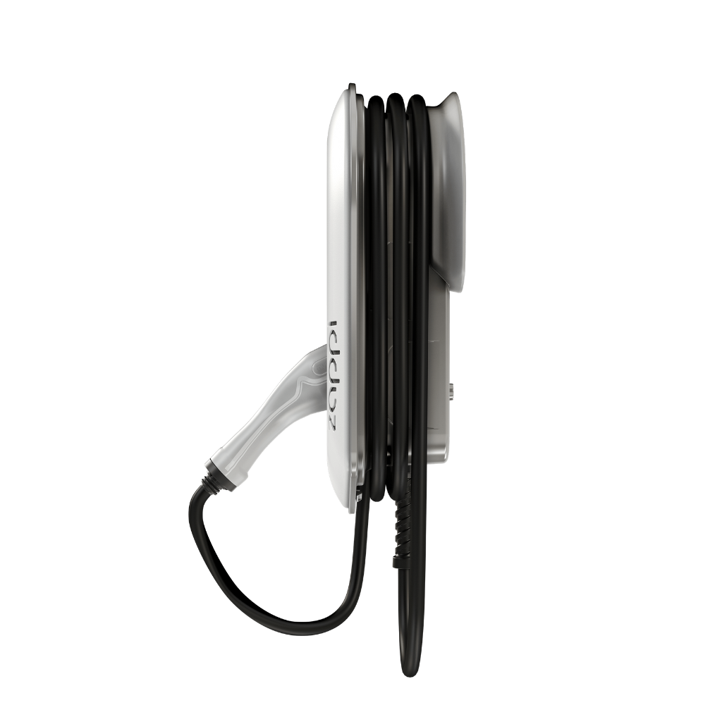 Myenergi Zappi smart EV charger 22kW white side