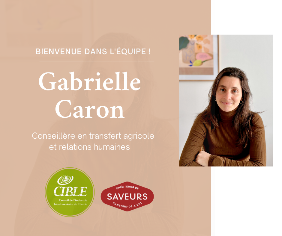 Bienvenue à Gabrielle Caron !