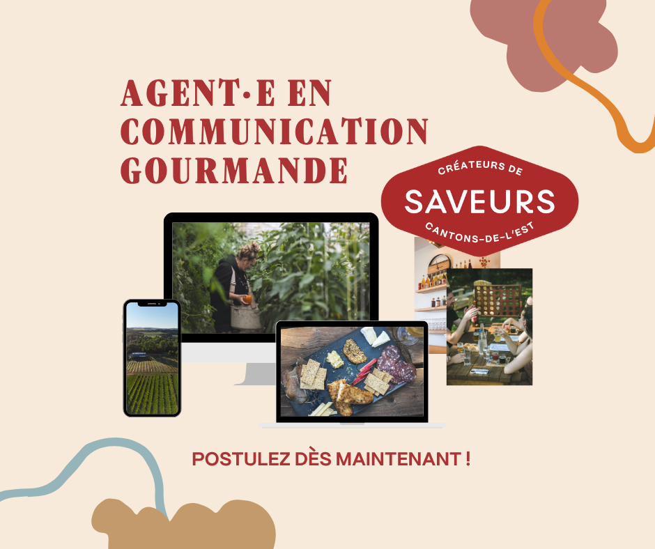 Offre d’emploi - Agent.e en communication gourmande