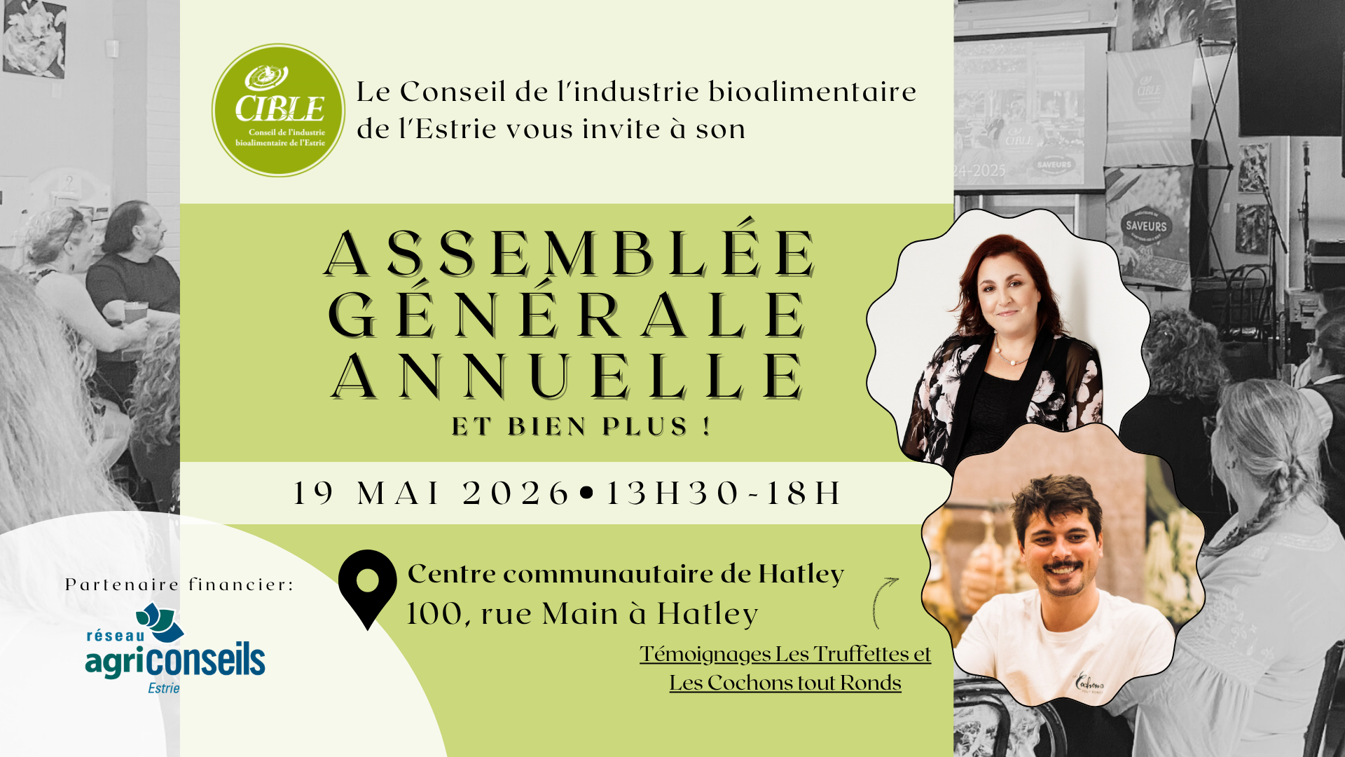 Invitation à notre Assemblée générale annuelle 2025-2026 !